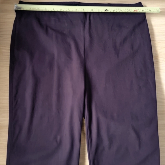 VAN HEUSEN Maroon Stretch Slip-On Pants With Snaps on the Pant Legs - Picture 3 of 9